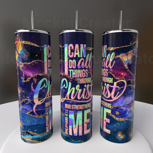 20oz Galaxy Faith Tumbler