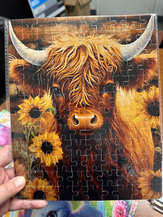 Sunflower Cow puzzle