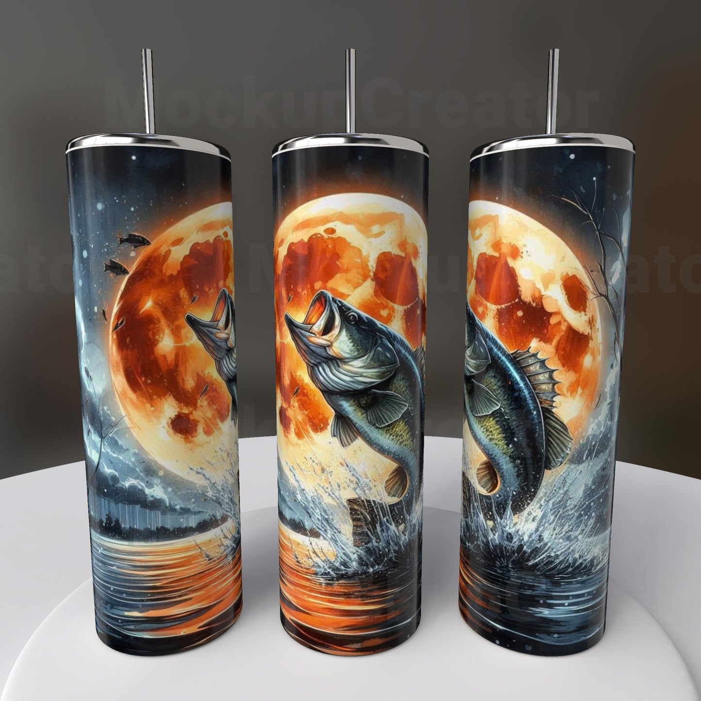 20oz Moon Bass Tumbler